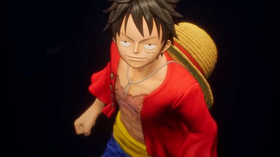 One Piece Odyssey release time: an image of Luffy on a black background from the RPG
