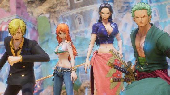 One Piece review PS5: Sanji, Nami, Robin, and Zoro