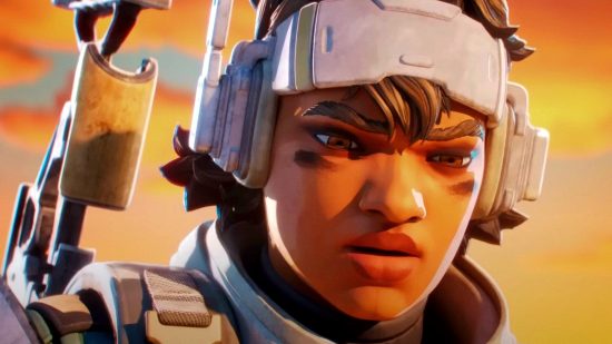 Apex Legends Revelry trailer item Titanfall: an image of Vantage from the new battle royale trailer