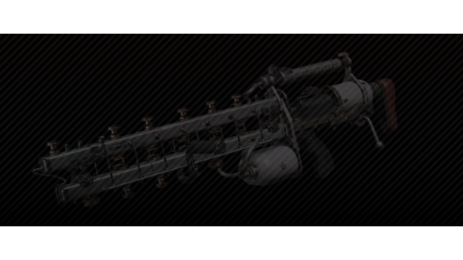 Atomic Heart weapons: The Railgun can be seen