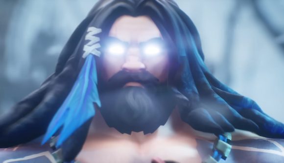 Best League of Legends VPN: image shows Udyr opening his eyes. They are glowing.