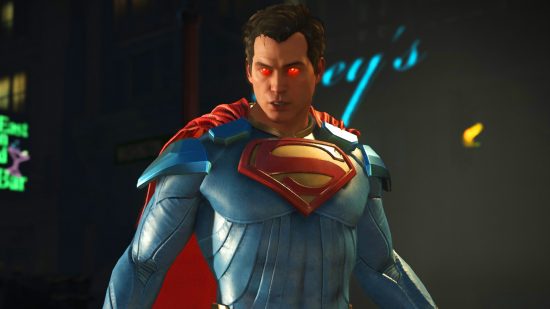 Superman in the game Injustice 2 Gods Among Us