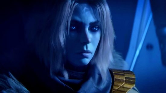 Destiny 2 Lightfall server downtime: an image of Queen Mara Sov from the FPS