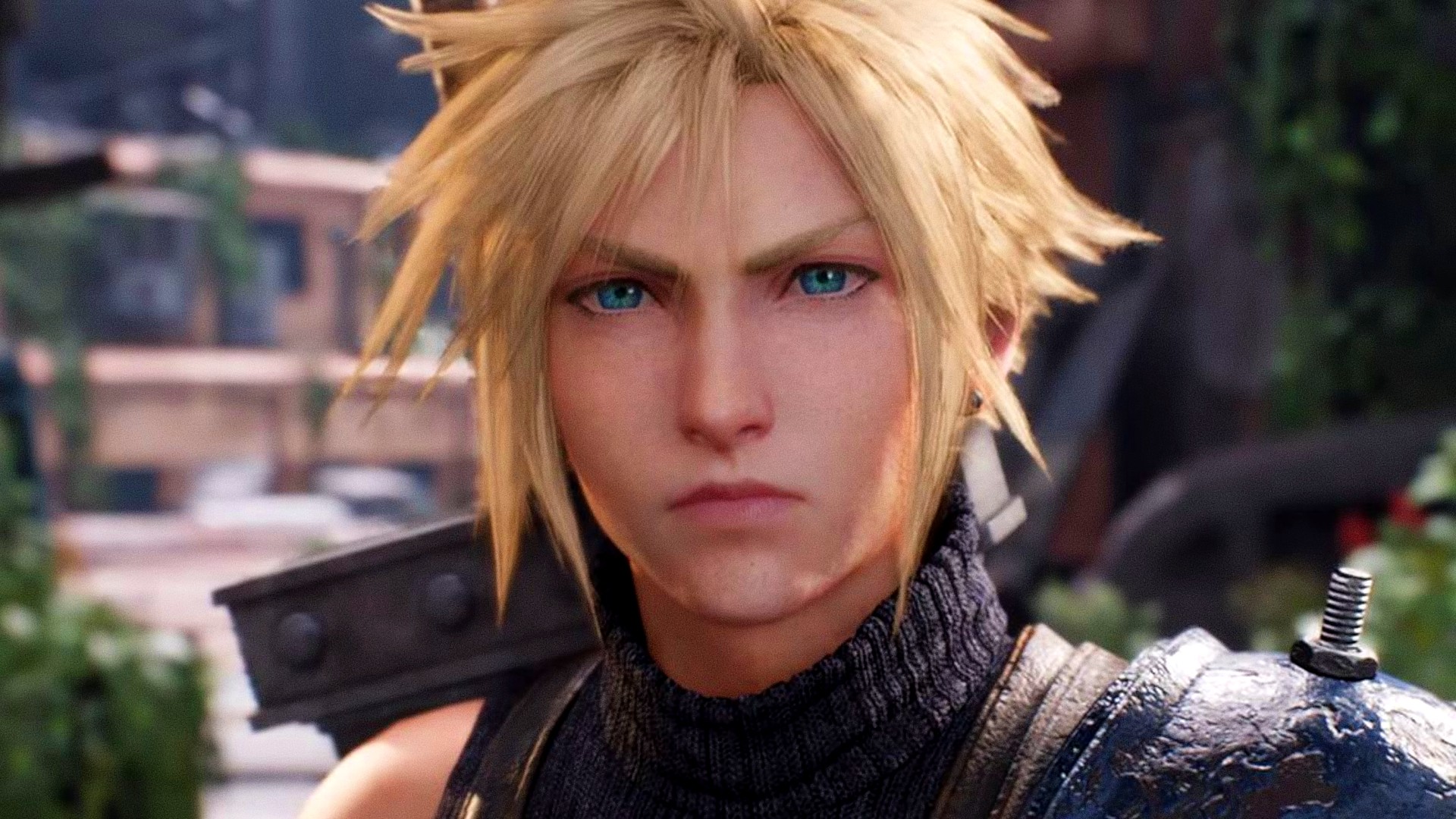 Final Fantasy: an image of Cloud Strife from the JRPG series