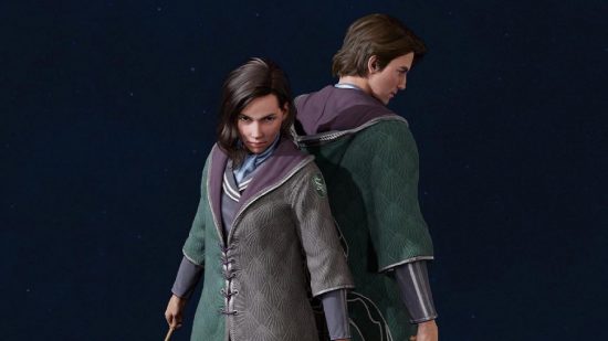 Hogwarts Legacy Link Fan Club: Two characters can be seen