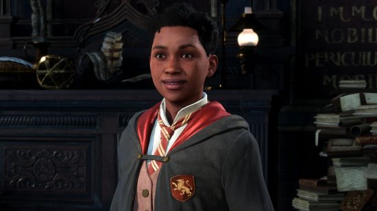 Hogwarts Legacy review: Natty in Charms class during the Harry Potter game