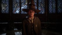 Hogwarts Legacy Sorting Hat Quiz: A student can be seen