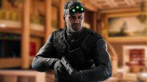 Rainbow Six Siege Zero nerf Splinter Cell: an image of the elite skin from the tactical FPS game