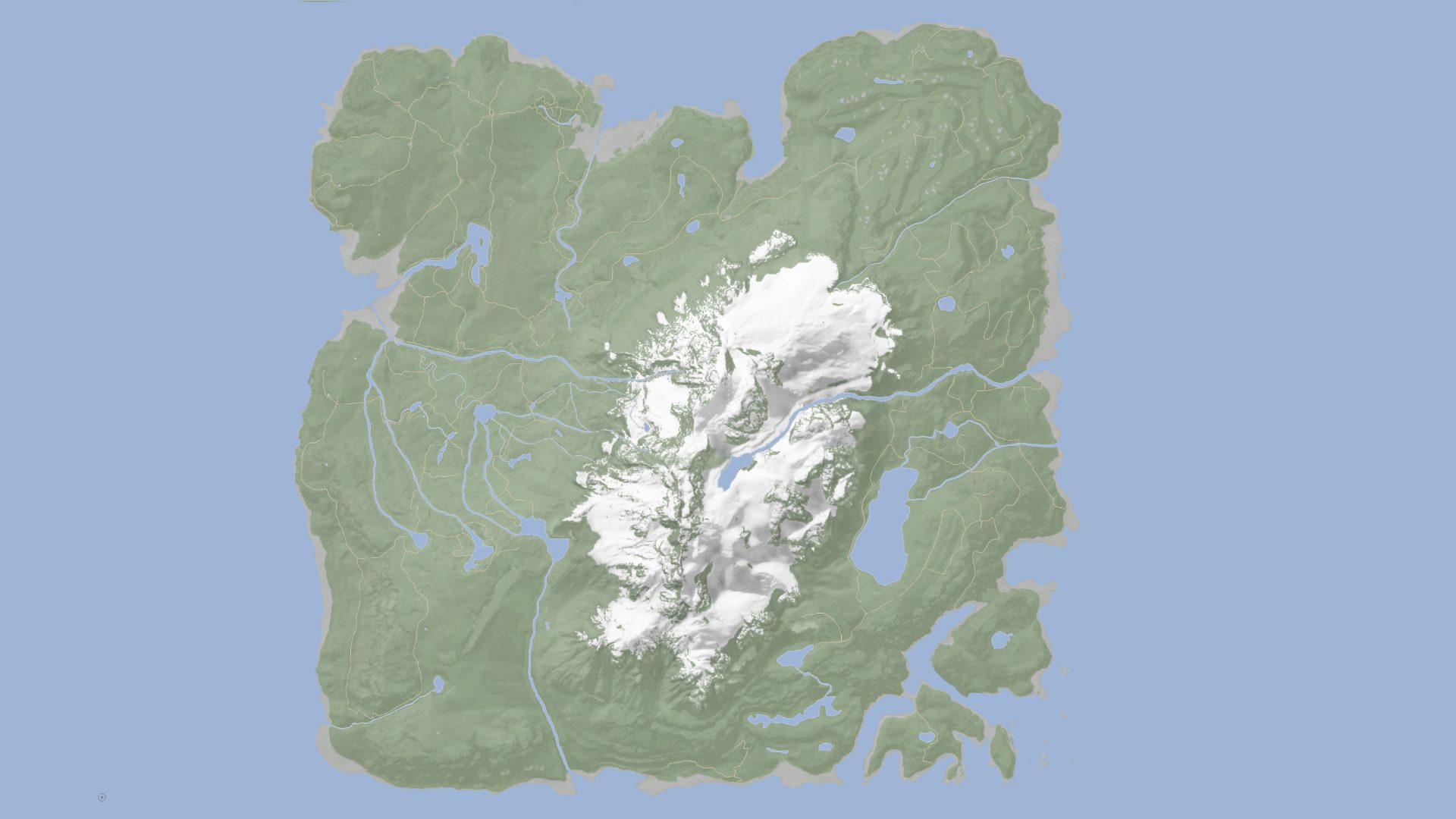 Sons of the Forest Map Image: A map image of the Sons of the Forest map can be seen