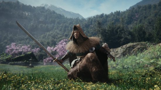 Wild Hearts character customisation: Wild Hearts hunter in CG story trailer