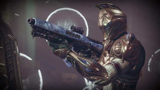 Destiny 2 Defiant Keys: A Titan wearing the new Season of Defiance armour and wielding a new auto rifle.