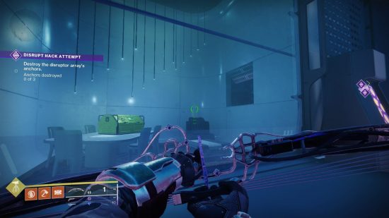 Destiny 2 Neomuna Region Chest two in Zephyr Concourse: The second Region chest which is hidden in a shop behind a glass window.