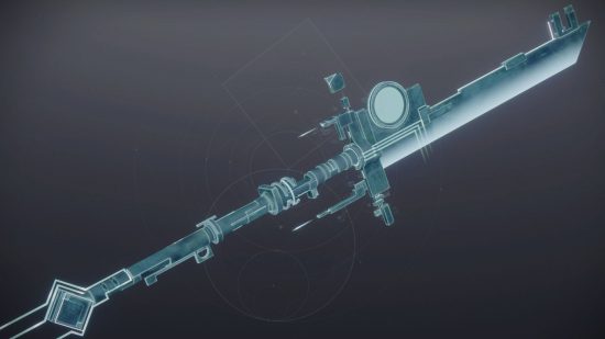Destiny 2 Vexcaliber: The Vexcaliber weapon can be seen