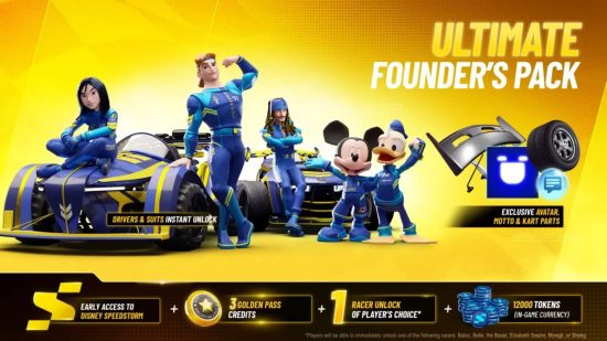 Disney Speedstorm founders pack ultimate edition