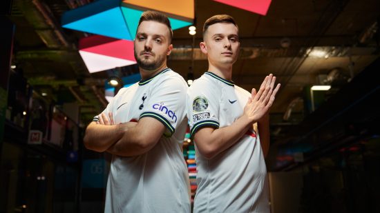 FIFA 23 ePremier League: Spurs duo Gorilla and Tom stand back to back in the club's white kit