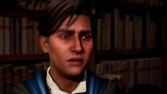 Hogwarts Legacy mods companions system hidden voice lines: an image of Amit Thakkar from the Harry Potter game