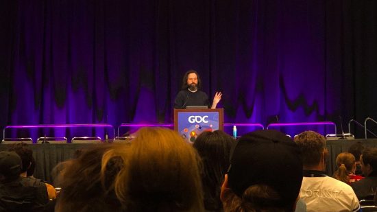Horizon Forbidden West Side Quests GDC: Tim Stobo delivers his talk on side quests at GDC 2023