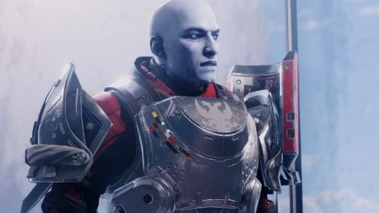 Lance Reddick as Commander Zavala in Destiny 2.