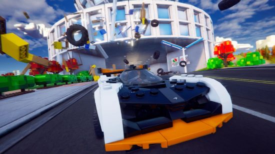 Lego 2K Drive Release Date: A vehicle can be seen
