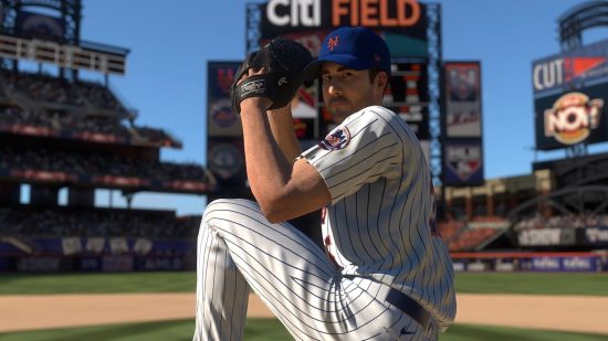 MLB The Show 23 Early Access: A pitcher can be seen