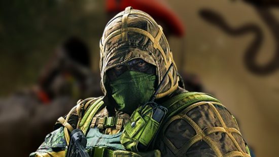 Rainbow Six Siege free Kapkan skin Amazon Prime Gaming Twitch: an image of Kapkan in front of a new skin for the FPS game