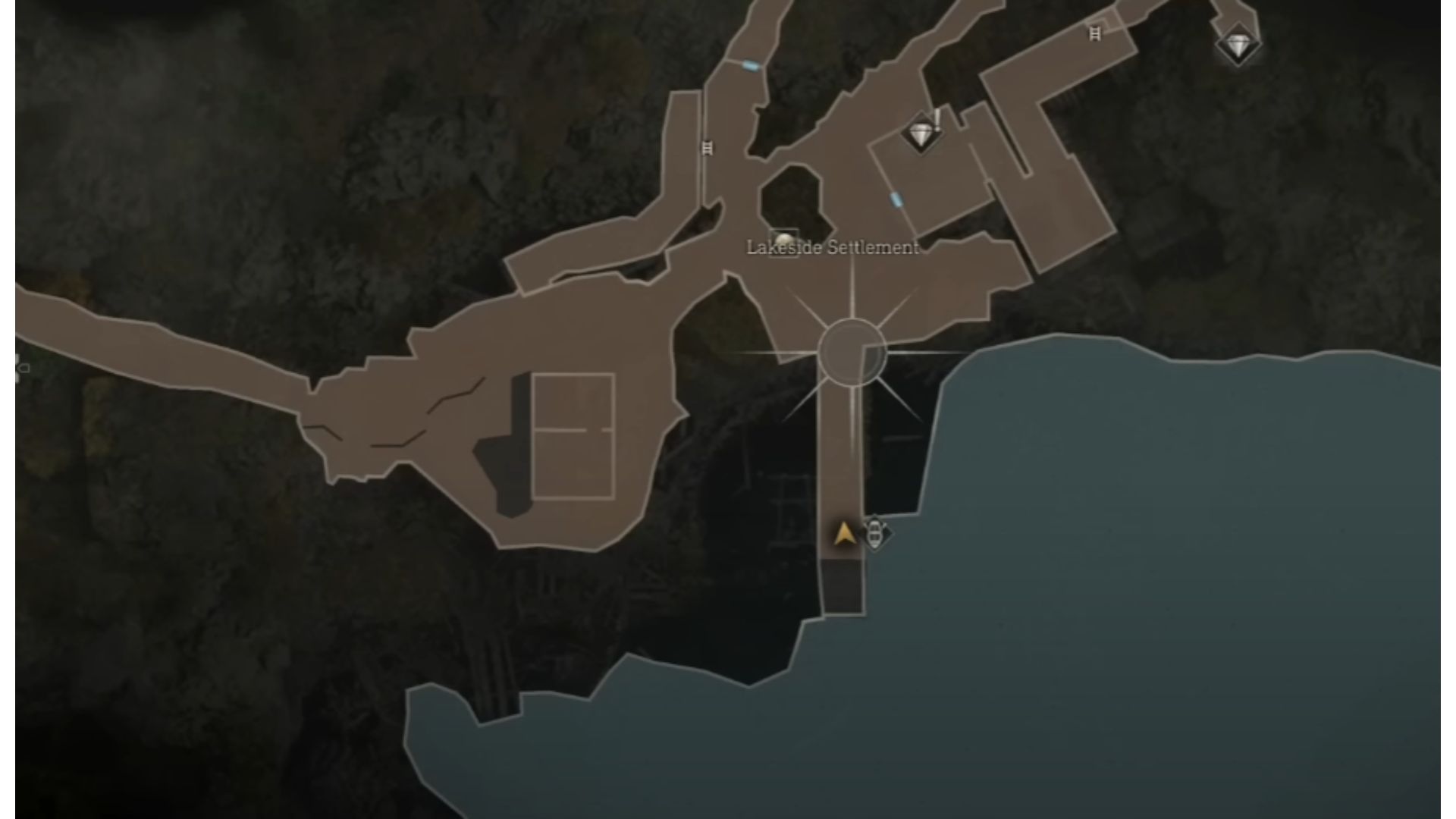Resident Evil 4 Remake Castellan locations: The map shows the Castellan location