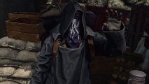 Resident Evil 4 Remake Merchant Voice Actor:: The merchant can be seen
