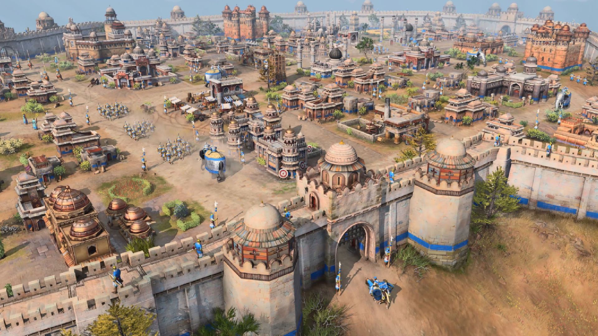 Age of Empires 4 Xbox Release Date: A large empire can be seen