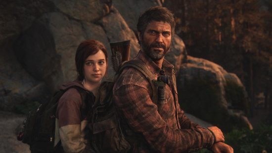 Best games: Ellie sits closely to Joel on a horse in The Last of Us part 1
