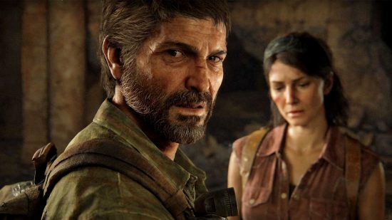 Best games: Joel and Tess look on at Ellie with a frightened look in The Last of Us Part 1