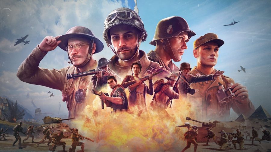 Company of Heroes 3: an image of the keyart from the RTS game