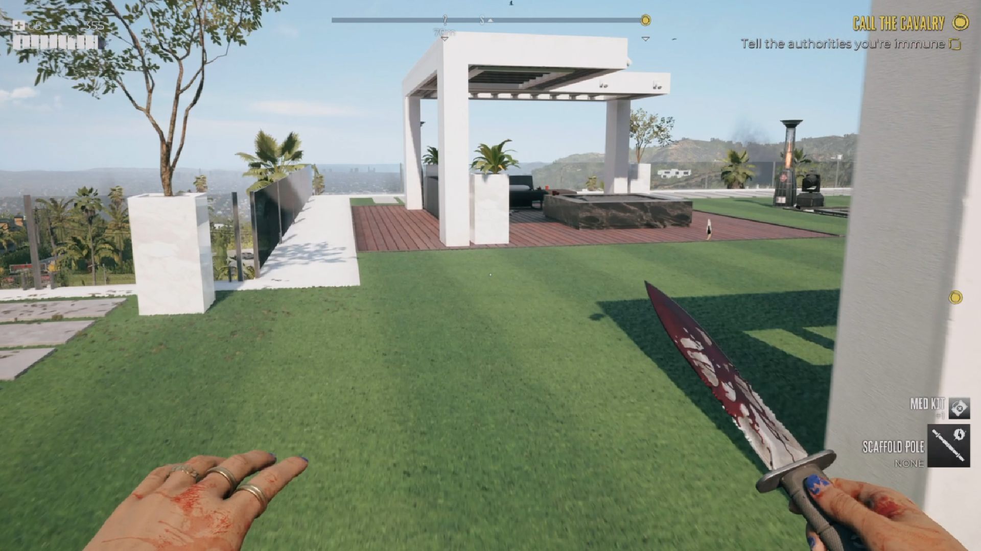 Dead Island 2 Goat Pen Master Keys: the player can be seen