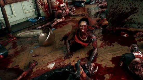 Dead island 2 Goat Pen Master Keys: a zombie can be seen