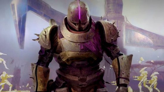 Destiny 2 Helm of Saint 14 Exotic buff fan ideas: an image of the aforementioned Titan in the FPs