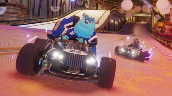 Disney Speedstorm Early Access: multiple racers can be seen