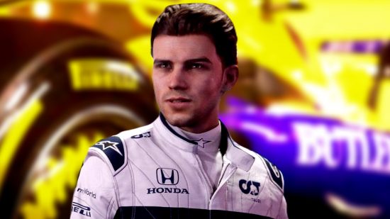 F1 23 braking point sequel teaser Konnersport: an image of Devon Butler from the racing game story mode