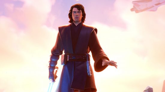 Fortnite Anakin Skywalker skin Star Wars Experience: an image of the character from the battle royale teaser