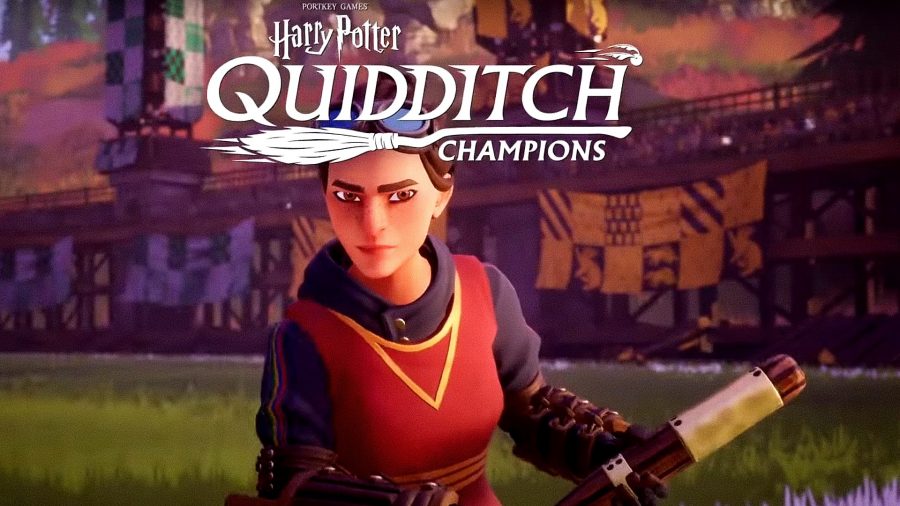 Harry Potter Quidditch Champions: an image of a Quidditch player from the new sports game