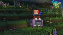Minecraft Legends Best Upgrades: A player can be seen