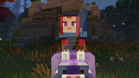 Minecraft Legends Free Homesteads: A player can be seen