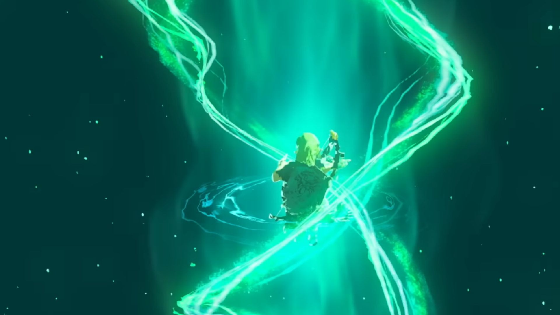 The Legend Of Zelda Tears Of The Kingdom Powers: Link can be seeing using the Ascend power