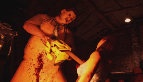 The Texas Chain Saw Massacre Game Release Date: A killer can be seen killing a player
