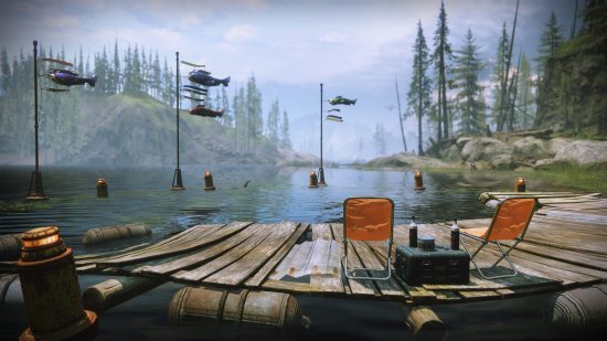 Destiny 2 fishing: The fishing spot location in the EDZ.