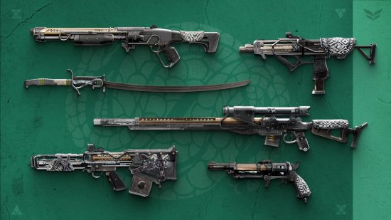 Destiny 2 Season of the Deep weapons: An image of all the Season 21 Reckoning weapons that are returning.