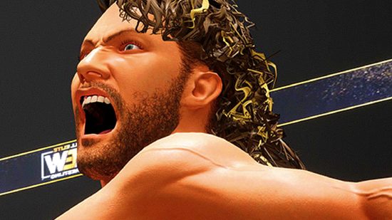 AEW Fight Forever gameplay blood confirmed: an image of Kenny Omega from the wrestling game