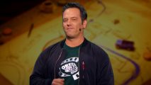 Contraband Xbox Games Showcase June 2023: an image of Xbox head Phil Spencer in front of a blurred background for the game