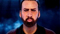 Dead By Daylight Nicolas Cage DLC teaser: an image of the actor from the horror game clip