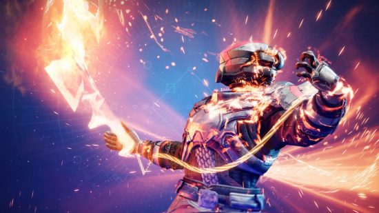 Destiny 2 PlayStation Collab Xbox PC: The Titan Blades of Chaos finisher can be seen