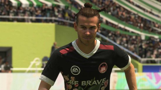 EA Sports FC Pro Clubs: a footballer can be seen