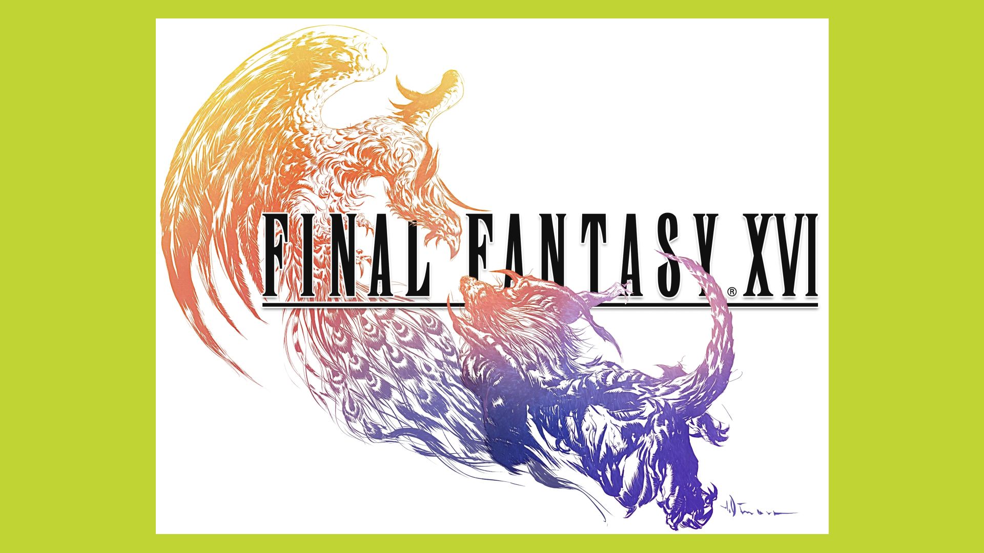 Final Fantasy 16 logo: The logo can be seen